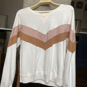 Abercrombie & Fitch Soft Fleece Chevron Sweater